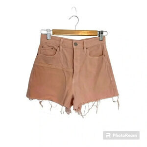PacSun Ultra High Rise Vintage Peach Cutoff Jean Short Size 0